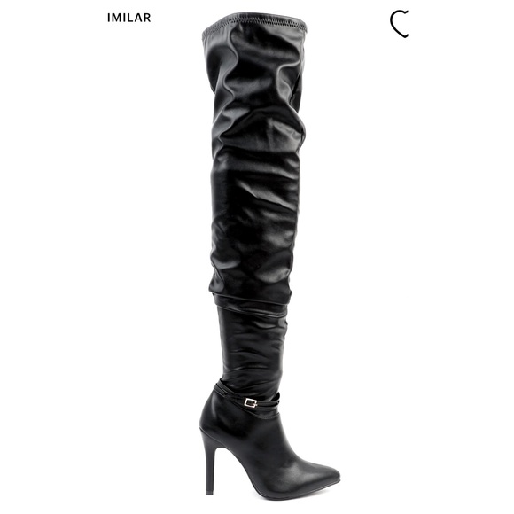 NWOT Over The Knee Stiletto Boots - Picture 1 of 5